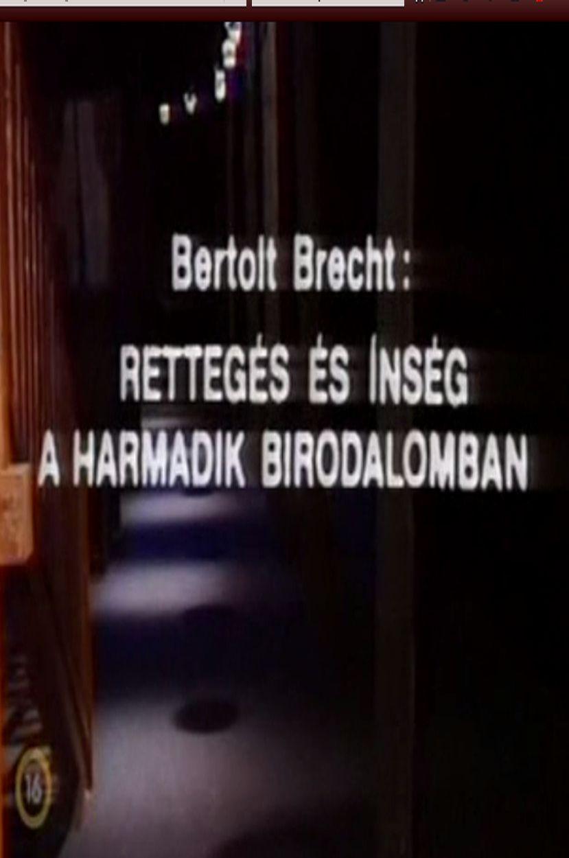 Bertold Brecht - Rettegés és ínség a harmadik birodalomban
