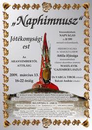 Naphimnusz - jótékonysági est